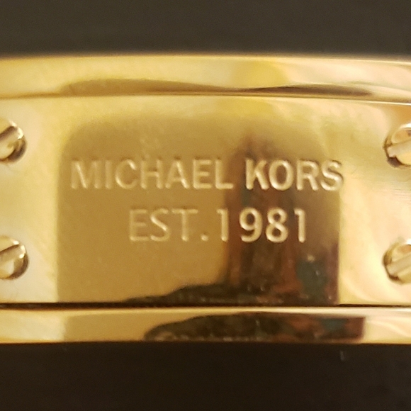 Michael Kors Goldtone Bangle  Bracelet - Picture 2 of 6